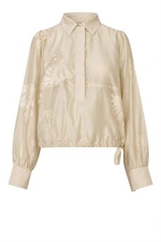 SECOND FEMALE BLOUSE, VIRA BLOUSE, SOFT BEIGE